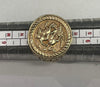 St George And The Dragon 9ct Gold Ring Size P 1/2