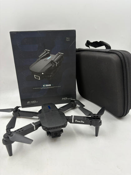 E88 Pro - Foldable Quadcopter Drone, 150m Range, 15 minute Battery, Forward Camera