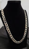 925 Sterling Silver Curb Link Chain - 26" Length - 95.07G - Brand New