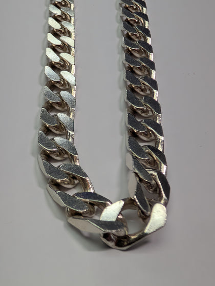 Heavy Silver Curb Chain 925
