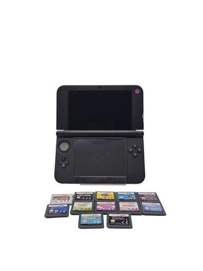 Nintendo 3DS XL - Handheld Game Console - Blue *No charger* *12 Games*