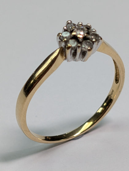 18CT GOLD DIAMOND RING PRESTON STORE