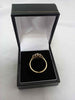 9K Hallmarked Gold Ring 2.3g Size O With Box