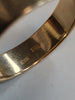 14ct Rose Gold Band Ring - Size P/Q - 3.17g - Hallmarked