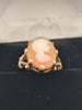 9ct Yellow Gold Cameo Ring - Size M - 3.53 Grams