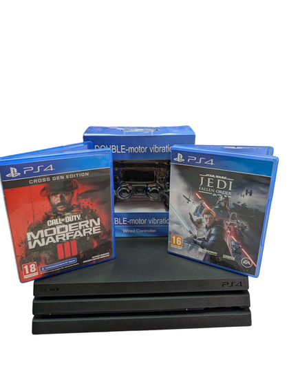 SONY PS4 PRO 1TB CONSOLE & 2 GAMES PRESTON STORE