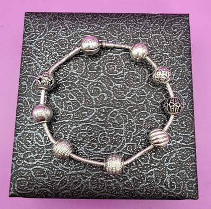 Pandora Essence Charm Bracelet With 8 Charms - 7