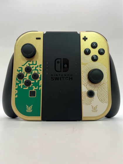 NINTENDO SWITCH OLED TEARS OF KINGDOM EDITION, 64GB, BLACK CONTROLLER & WHITE MOTIONCONS, BOXED