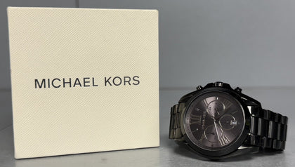 Michael Kors Bradshaw Chronograph Black Watch MK5550 ** Boxed **