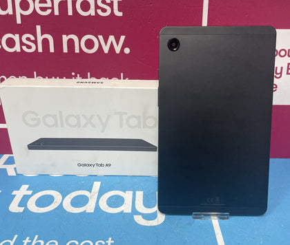 SAMSUNG GALAXY TAB A9 64GB GRAPHITE WIFI AND CELLULAR BOXED.