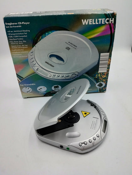 Vintage Boxed Welltech Personal Portable Cd Player