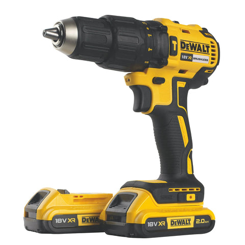 DeWalt Combi Drill Cordless DCD778 Brushless 18V 2 x 2Ah Li-Ion XR
