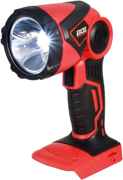 Excel 11756 18V Cordless LED Flashlight Torch