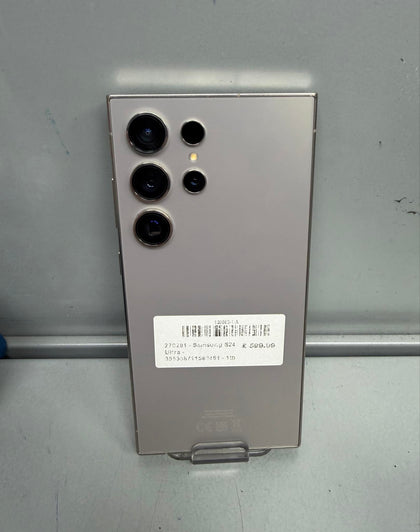 Samsung Galaxy S24 Ultra 5G Smartphone (Dual-SIMs, 12GB+1TB) - Titanium Grey