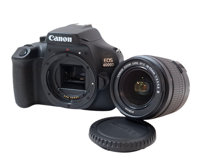 Canon EOS 4000D DSLR with 18-55mm Lens