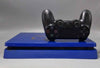Playstation 4 Slim Console, 500GB Days Of Play Blue (Black Pad) With Leads