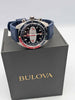 Bulova 98A253 Archive Series Chronograph Sweeping Quartz Pepsi Dial Watch - Boxed *BRAND NEW*