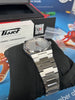 TISSOT UNISEX WATCH SILVER DIAL WITH SPARE LINKS **BOXED**