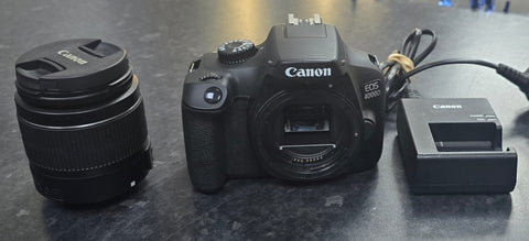Canon EOS 4000D DSLR Camera + 18-55mm Lens