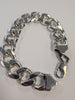 Heavy Silver Curb Bracelet
