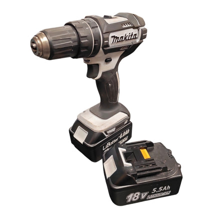 Makita DHP482 18V Combi-drill w/batteries, charger and case