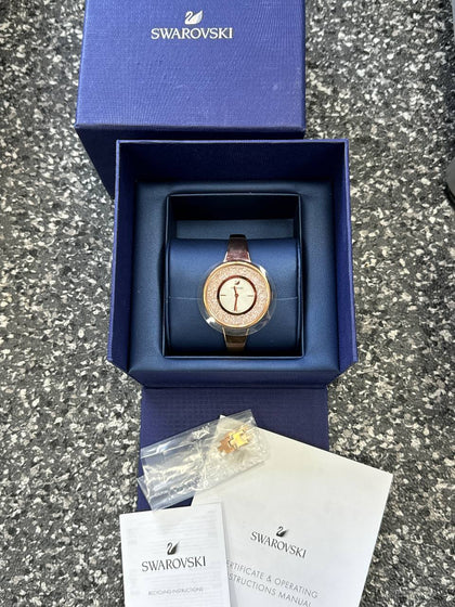 Swarovski Watch Crystalline Delight Rose Gold 5642221 - Boxed ** Collection Only - Wythenshawe **
