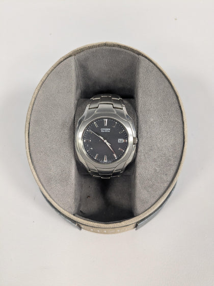 Citizen Men's Eco-Drive Titanium Bracelet Watch BM7440-51E