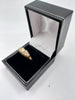 9ct Yellow Gold Ring With 3 Costume Pearl Stones - Size S - 3.40 Grams - Fully Hallmarked