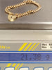 Vintage 1980 9ct Yellow Gold Graduated Curb Charm Bracelet