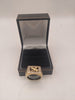 9k Gold DIA Ring with Eagle Design 6.3G Hallmarked(375)&Tested Size O