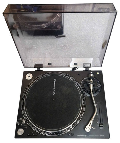 2x pioneer plx-500 direct drive DJ turntable