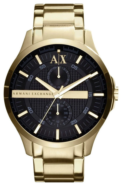 Armani Exchange Mens Gold Bracelet Watch Ax2122.