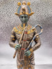 Veronese Osiris Ancient Egyption God of The Dead Bronze Finished Statue