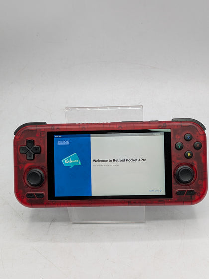 Retroid Pocket 4 Pro Handheld Game Console 4.7 Inch Touch Screen 8gb+128gb Dual 3d Joystick Wifi 6 Bt 5.2 Game Player