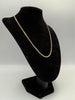 9CT CURB STYLE CHAIN HALLMARKED, 18”, 8.6G YELLOW GOLD