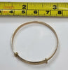 9ct Gold Patterned  Baby Bangle