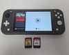 Nintendo Switch Lite (Grey) with 2 unboxed Games