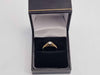 18ct Yellow Gold Cubic Zirconia Solitaire Ring - 2.29 Grams - Size M
