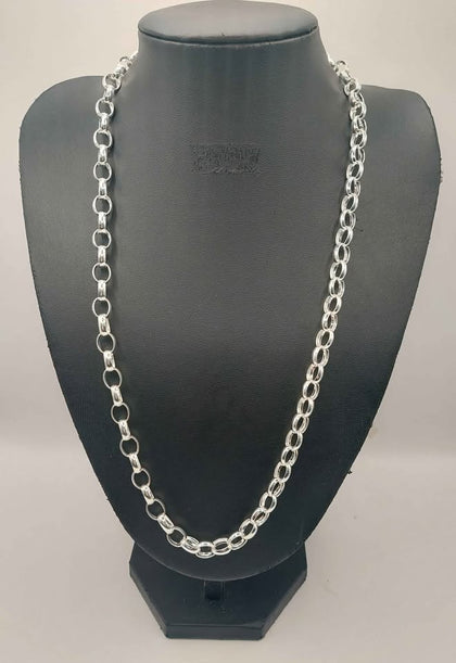 925 Silver Chain Belcher Style with Claw Clasp - 38.9g, 24