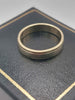 (9ct 375 Hallmarked&Tested), 2.6g Gold Band Ring, Size K