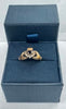 9ct Heart ring 2.2g Size M **Hallmarked**