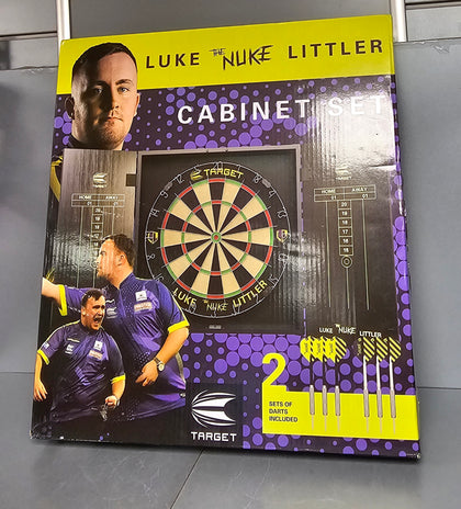 Target Luke Littler Dartboard Cabinet Set