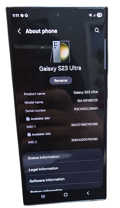 Samsung Galaxy S23 Ultra Dual Sim 512GB Green,