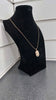 9K GOLD LOCKET, FLAT SNAKE CHAIN, 18" INCH, 7.9 GRAMS