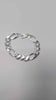 925 Sterling Silver Thick 3 In 1 Figaro Bracelet - 30.93 Grams - 8" Long *BRAND NEW*