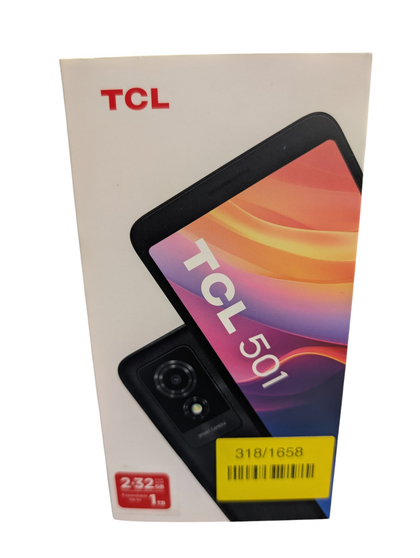 BRAND NEW  TCL 501 32GB Mobile Phone - Black PRESTON STORE