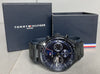 Tommy Hilfiger Chronograph 44mm Quartz Blue Dial Blue IP Bracelet Watch