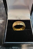 22ct Yellow Gold Band Ring - Size K - 5.59G