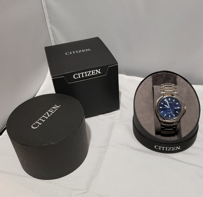 Citizen Super Titanium Blue Dial Watch BM7431-51L