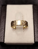 9ct Yellow Gold Celtic Knot wedding Band Ring Size - K